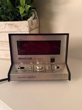 Spartus Alarm Clock Snoozer MODEL NO. 1029-61 Tested  Vintage